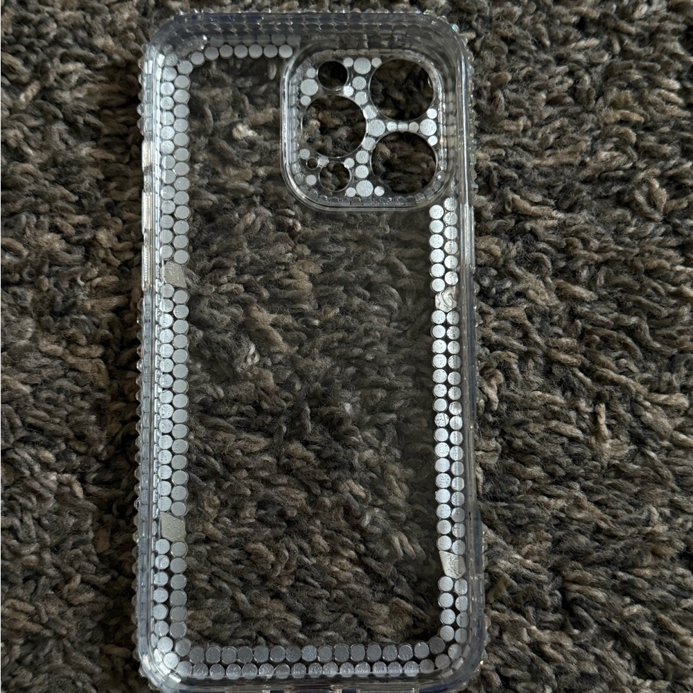 Crystal Clear Rhinestone Phone Case - Picture 3 of 4